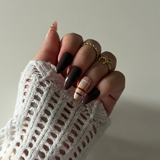 FALL FLANNEL - Press on nails