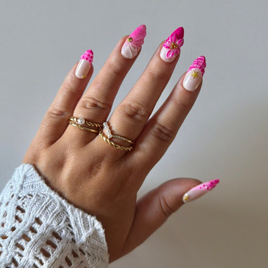 PINK PARADISE - Press  on nails