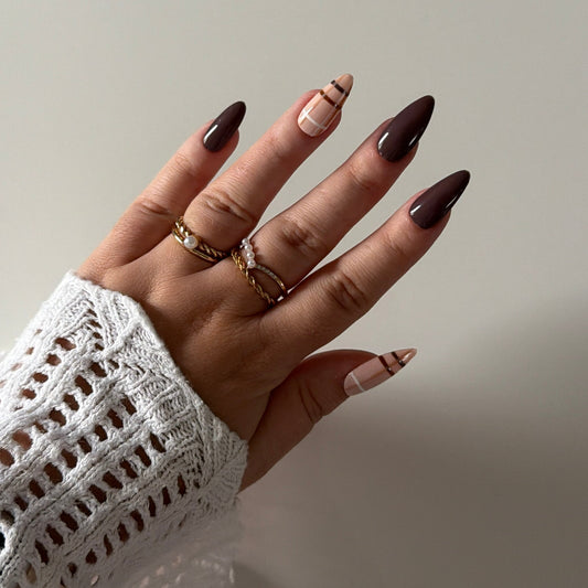 FALL FLANNEL - Press on nails