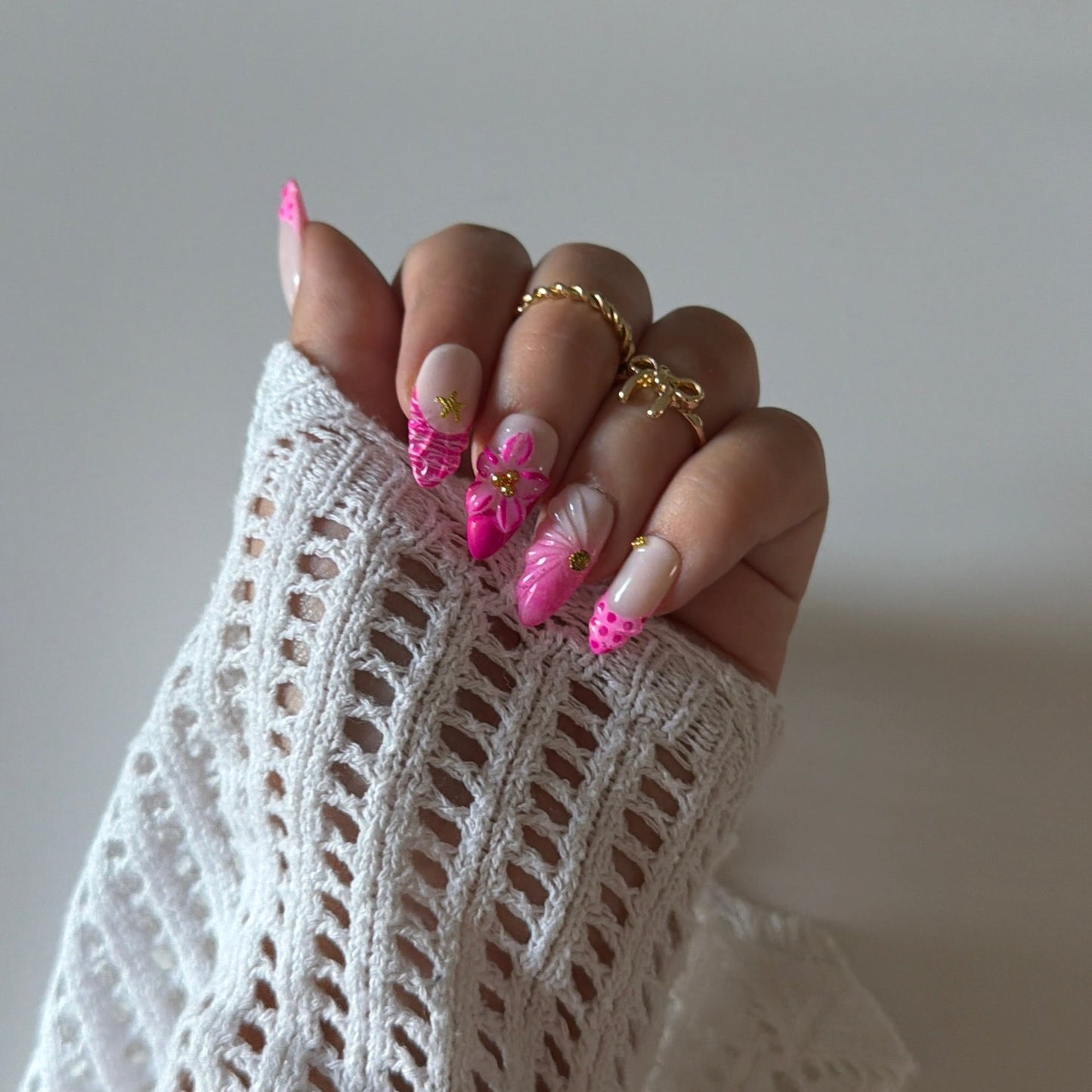 PINK PARADISE - Press  on nails